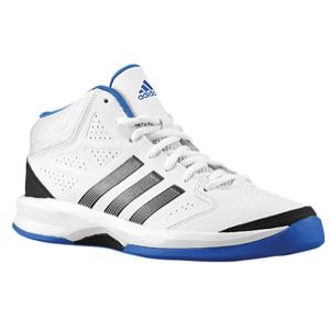 adidas Isolation   Mens   Basketball   Shoes   White/Black/Blue Beauty