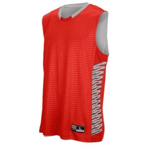 Eastbay EVAPOR Elevate Team Jersey   Mens   Basketball   Clothing   Scarlet/Charcoal/Silver