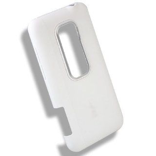Original Genuine OEM White Back Rear Plate Battery Cover Door Repair Fix For HTC EVO 3D CDMA V 4G Shooter: Cell Phones & Accessories