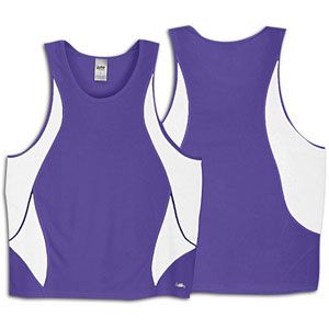 Eastbay 2 Color Running Singlet   Mens   Running   Clothing   Purple/White