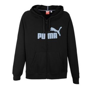 PUMA #1 Logo Full Zip hoodie   Mens   Casual   Clothing   Black