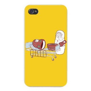 Apple Iphone Custom Case 4 4s White Plastic Snap on   Funny Russian Cartoon Nesting Doll Giving Birth Humor: Sports & Outdoors