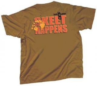 Bob Allen 'Skeet Happens' T Shirt, Teak, Large 13578L: Clothing