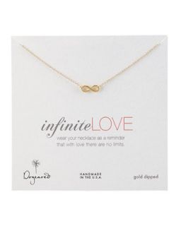 Infinite Love Pendant Infinity Necklace   Dogeared   Gold