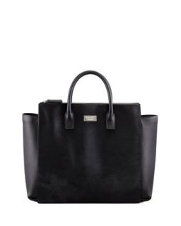 Mens Calf Hair Tote Bag, Black   Dsquared2   Black