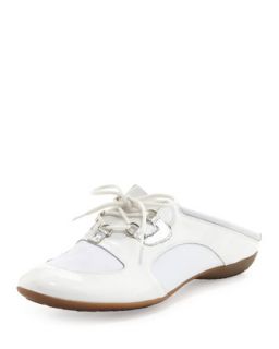 Briony Lace Up Sneaker Mule, White   Sesto Meucci   White (41.0B/11.0B)