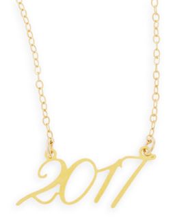 22k Gold Plated Year 2017 Necklace   Brevity   Gold