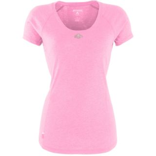 Antigua Milwaukee Brewers Womens Pep Shirt   Size: Large, Mid Pink Heather