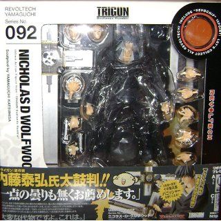 Revoltech Yamaguchi : No.092 Trigun Nicholas D. Wolfwood: Toys & Games