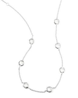 Quartz Station Necklace, 18L   Ippolita   Clear quartz