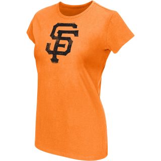G III Womens San Francisco Giants Logo Short Sleeve T Shirt   Size Medium,