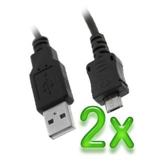 GTMax 2x 6FT USB 2.0 A to Micro USB cable for HTC EVO 3D, Evo 4G , Inspire 4G , ThunderBolt (Incredible HD 6400); Samsung GALAXY S2 / SII I9100 ; Motorola Droid X2 and HP TouchPad Tablet that has a micro usb connection port: Electronics