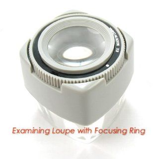 8x Magnifying Loupe Loop with Focusing Ring  examine photos, negatives, stamps. Excellent for Jewelers and Scientific use. : Photography Loupes : Camera & Photo