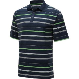 TOMMY ARMOUR Mens Heather Stripe Short Sleeve Golf Polo   Size: L, Blue Nights
