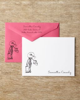 25 Diva Correspondence Cards with Personalized Envelopes