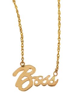 Mini Boss 14k Gold Necklace   Lana   Gold (14k )