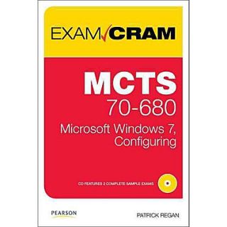 MCTS 70 680 Exam Cram: Microsoft Windows 7, Configuring Patrick Regan Paperback