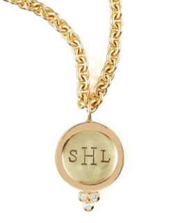 Round Initial Charm   Heather Moore   Multi colors