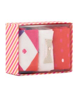 Womens holiday sock box set   kate spade new york   Multi colors (ONE SIZE)