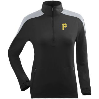 Antigua Pittsburgh Pirates Womens Succeed Pullover   Size: Large, Black (ANT