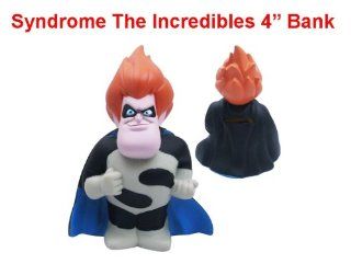 Disney The Incredibles Syndrome Character 4" Plastic Bank: Everything Else