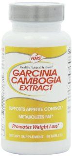 Healthy Natural Systems Garcinia Cambogia Tablet, 60 Count Health & Personal Care