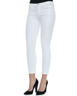 Womens 835 Mid Rise Cropped Jeans, Blanc   J Brand Jeans   Blanc (26)