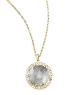 Clear Quartz Pendant Necklace   Ippolita   Gold