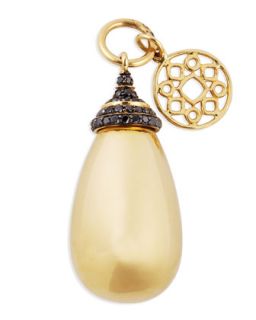 Mogul Small Diamond & Gold Drop Pendant Necklace   Syna   Gold