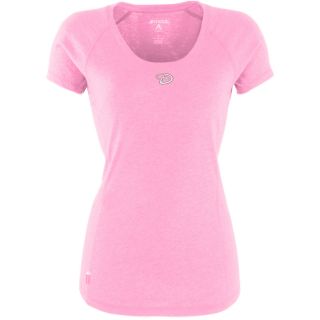 Antigua Arizona Diamondbacks Womens Pep Shirt   Size: Large, Mid Pink Heather