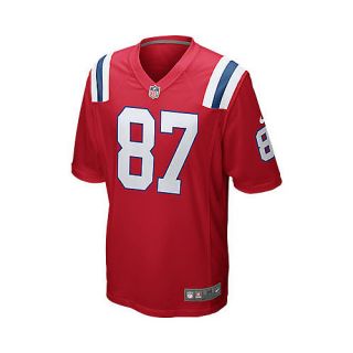 NIKE Mens New England Patriots Rob Gronkowski Game Alternate Color Jersey  