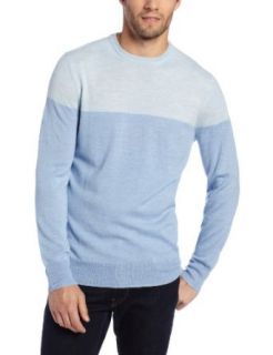 Calvin Klein Sportswear Men's Color Blocked Crew Sweater at  Mens Clothing store
