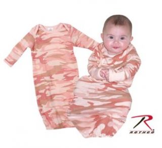 Infant Baby Pink Camo L/S One Piece Sleeper: Infant And Toddler Sleepers: Clothing