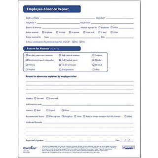 ComplyRight Employee Absence Report Form