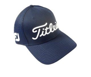 NEW Titleist Sports Mesh Fitted Navy M/L Hat/Cap : Golf Caps : Sports & Outdoors