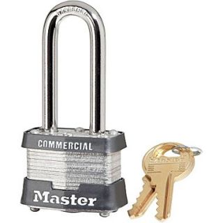 Master Lock 3DLHCOM 2(H) Laminated Steel Pin Tumbler Padlock, 4 Pin