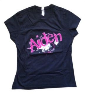 AIDEN   Nightmare Child   Black Women's / Girls Glow In The Dark T shirt (Babydoll / Girlie)   size Small: Clothing