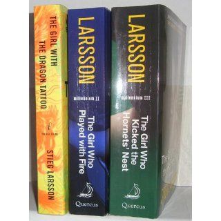 Stieg Larsson's Millennium Trilogy Series Set: (The Girl with the Dragon Tattoo) (The Girl Who Played with Fire) (The Girl Who Kicked the Hornet's Nest) (Millennium Trilogy): Stieg Larsson: Books