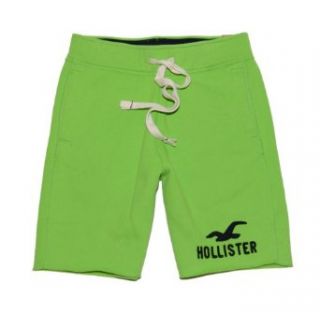 Hollister Men Logo Applique Athletic Sweat Shorts (XS, Yellow) at  Mens Clothing store: