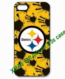 Designed iPhone 5/5s Hard Cases Pittsburgh Steelers team logo great for Christmas gifts by hiphonecases: Cell Phones & Accessories