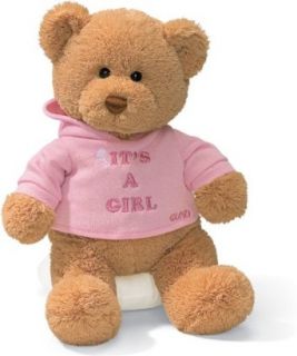 Enesco Its A Girl 7.5" Bear Plush: Toys & Games