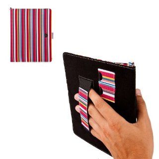 Professional and Sophisticated 7 inch Pink Pinstripe Portfolio case for your 7 inch Kobo Arc keeps in place and will not fall out even when case is open: Computers & Accessories