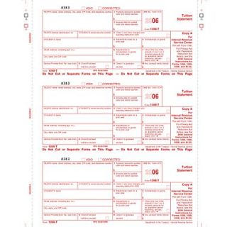Tops 2010 1098 T Laser Tax Forms