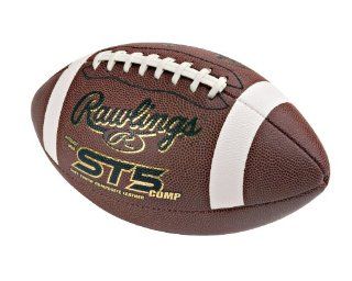 Rawlings ST5 Composite Youth Football : Soccer Balls : Sports & Outdoors