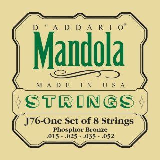 D'Addario Mandola Strings Set, J76 Phosphor Bronze: Musical Instruments