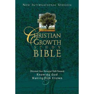 The Niv Christian Growth Study Bible   Discover Your Personal Path Toward Knowing God and Making Him Known (Bonded Leather   Burgundy): 9780310918141: Books