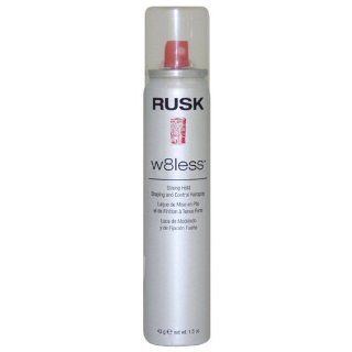 Rusk W8less Plus Extra Strong Hold Shaping and Control Hair Spray, 1.5 Ounce : Rusk Hairspray : Beauty
