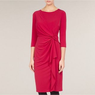 Planet Red Jersey Drape Dress
