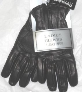 4fmg2.034, Genuine Black Soft Leather Microfiber Lined Very Soft and Luxurious Looking Gloves for Women and Teens Size Med at  Womens Clothing store: Cold Weather Gloves