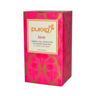 Pukka Herbs   Organic Chamomile, Fennel & Marshmallow Root Tea Relax   20 Tea Bags : Grocery Tea Sampler : Grocery & Gourmet Food